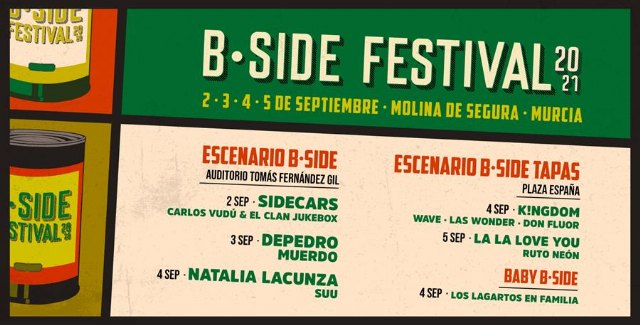 Desde mañana mucho BSIDE con SIDECARS, DEPEDRO, NATALIA LACUNZA, LA LA LOVE YOU.. - 1, Foto 1
