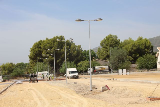 Recta final de las obras del nuevo recinto ferial de Alhama de Murcia, Foto 1