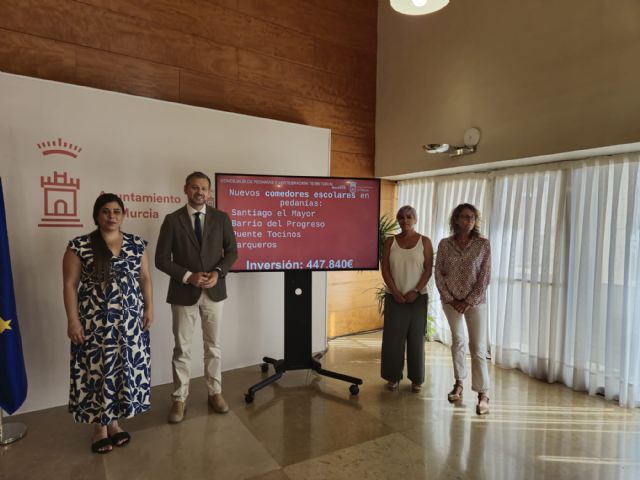 Medio millar de alumnos contarán con Comedor Escolar en los CEIP de Puente Tocinos, Santiago el Mayor, Barrio del Progreso y Barqueros - 1, Foto 1
