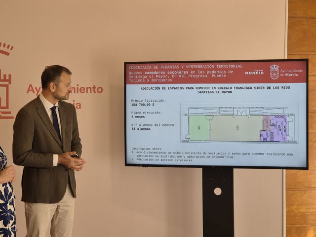 Medio millar de alumnos contarán con Comedor Escolar en los CEIP de Puente Tocinos, Santiago el Mayor, Barrio del Progreso y Barqueros - 3, Foto 3