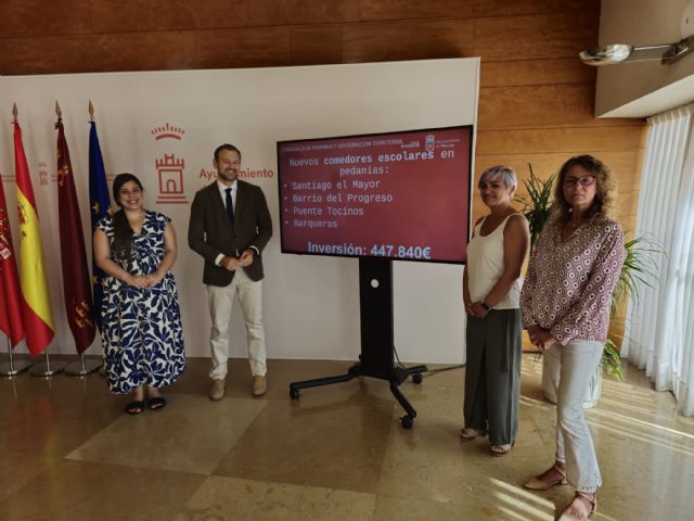 Medio millar de alumnos contarán con Comedor Escolar en los CEIP de Puente Tocinos, Santiago el Mayor, Barrio del Progreso y Barqueros - 4, Foto 4