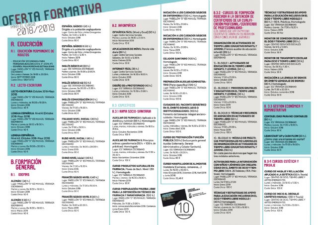 La Universidad Popular cumple su décimo aniversario con una renovada y amplia oferta formativa - 2, Foto 2