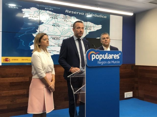 Joaquín Segado: Sin el decreto de sequía, Pedro Sánchez le quita a la Región su escudo protector ante la escasez de agua - 1, Foto 1