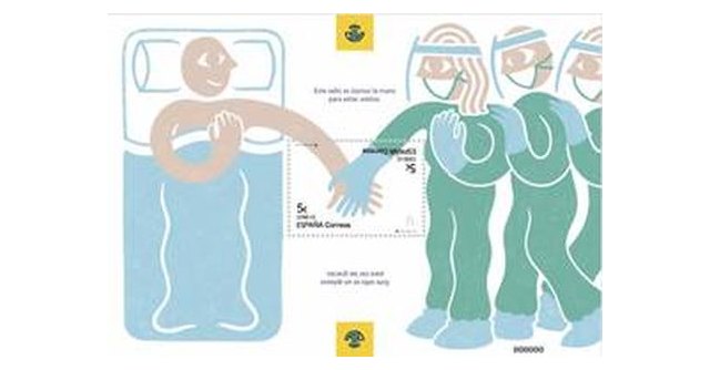 Correos lanza un sello para dar las gracias a los héroes de la lucha contra el Covid-19 - 1, Foto 1