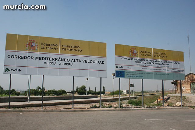 Adif AV da un nuevo impulso a las obras para avanzar en la conexión directa entre Murcia y Almería - 1, Foto 1
