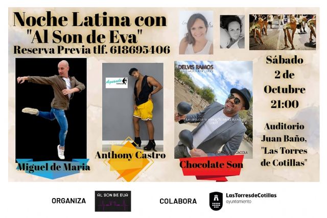 Una Noche Latina en Las Torres de Cotillas de la mano de Al Son de Eva - 1, Foto 1