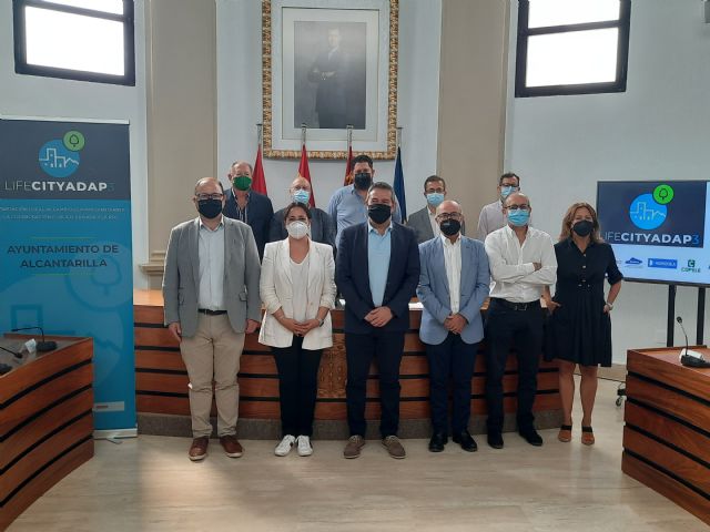 Seis empresas y entidades colaboran para la puesta en marcha del Proyecto LIFE CITYAdaP3 en Alcantarilla - 1, Foto 1