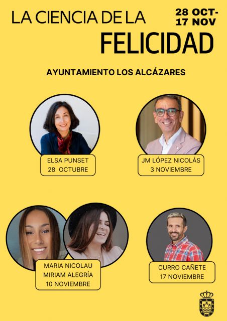 Punset, Curro Cañete, López Nicolás y Miriam Alegría en el ciclo La Ciencia de la Felicidad que se celebrará en Los Alcázares - 2, Foto 2