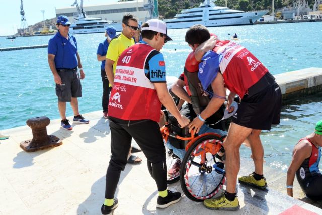 Jornada 1 Triatlón Sprint y Paratriatlón Cpto. España en Cartagena y los Juegos del Agua - 4, Foto 4