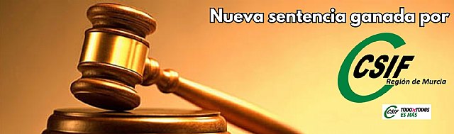 CSIF Región de Murcia vuelve a ganar una sentencia en defensa de los derechos laborales de un trabajador del Ayuntamiento de Caravaca - 1, Foto 1