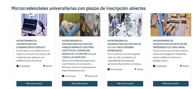 La Universidad de Murcia supera las 500 credenciales digitales expedidas a través de 18 microcredenciales universitarias desde su puesta en marcha - 2, Foto 2