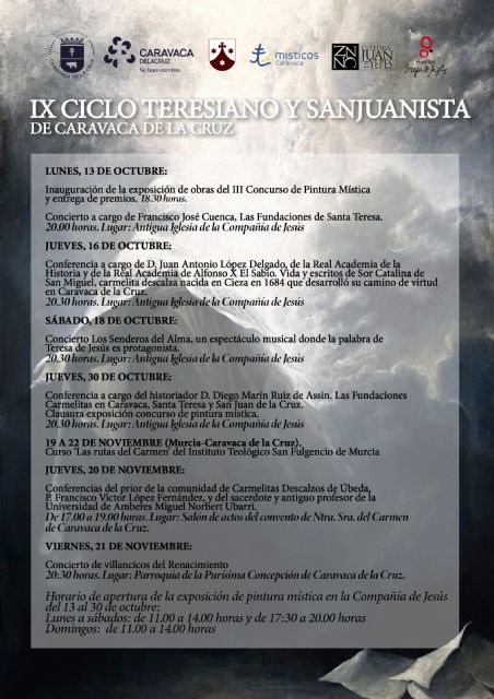 El IX Ciclo Teresiano y Sanjuanista subraya la relación de Caravaca con la Mística a través de conciertos, conferencias y exposiciones - 2, Foto 2