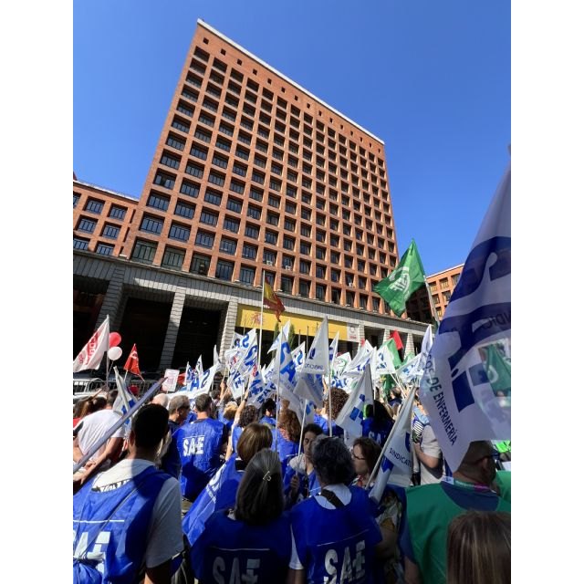 Técnicos sanitarios de toda españa se han concentrado por el estatuto marco en el ministerio de sanidad - 1, Foto 1