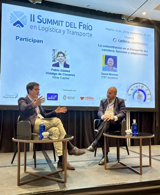 David Moreno, CEO de ESP Solutions Group, ponente elegido para hablar sobre la concentración del transporte en el II Summit del Frío y Transporte de Madrid - 2, Foto 2