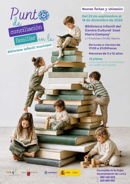 La nueva biblioteca infantil del Centro Cultural acoge una nueva edición del ´Punto de Conciliación´ para las familias lorquinas - 4, Foto 4