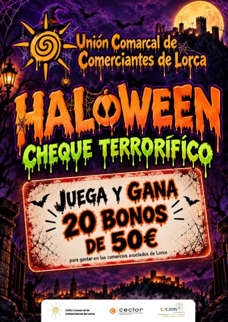El Ayuntamiento anima a participar en la campa&ntilde;a Halloween Cheque Terrorífico 2026 de la Unión Comarcal de Comerciantes de Lorca - 3, Foto 3