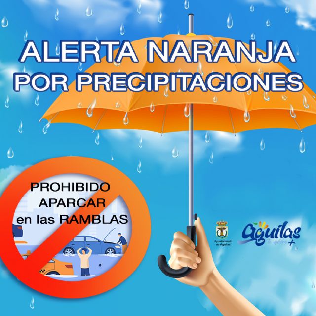 Águilas en Alerta Naranja por lluvias mañana - 2, Foto 2