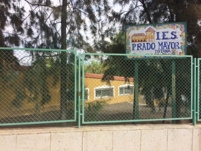 El Consistorio totanero exige a la Consejería de Educación la construcción inmediata del cuarto aulario del IES “Prado Mayor”