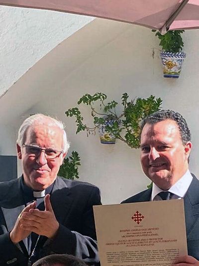 Nombramiento como Caballero de la Orden de San Fernando el ex-hermano mayor de la Hermandad de la Vera-cruz de Alcalá del Río - 1, Foto 1