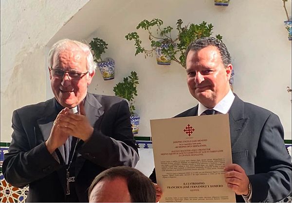 Nombramiento como Caballero de la Orden de San Fernando el ex-hermano mayor de la Hermandad de la Vera-cruz de Alcalá del Río - 2, Foto 2