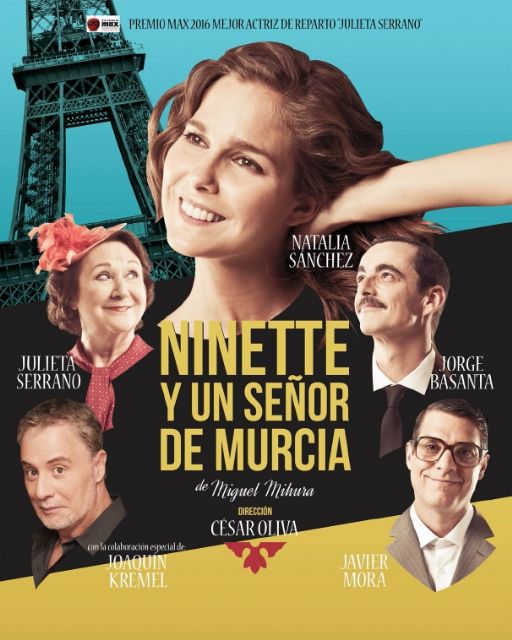 La comedia NINETTE Y UN SEÑOR DE MURCIA llega al Teatro Villa de Molina el viernes 2 de diciembre - 1, Foto 1