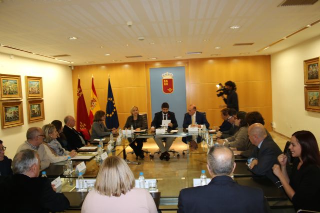 Fernando López Miras recibe a representantes del Comité Español de Personas con Discapacidad de la Región - 1, Foto 1