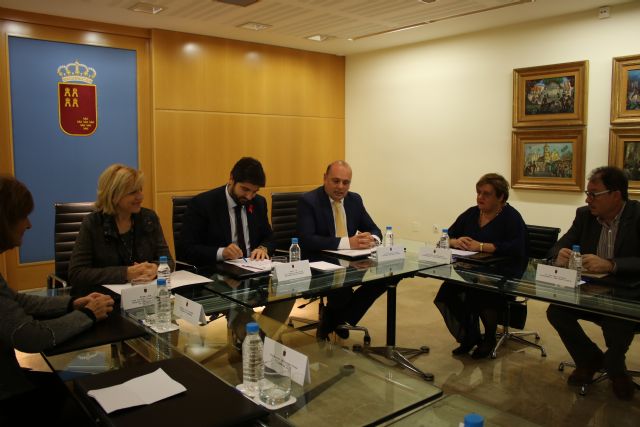 Fernando López Miras recibe a representantes del Comité Español de Personas con Discapacidad de la Región - 2, Foto 2