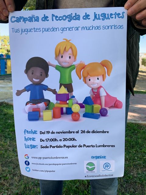 Nuevas Generaciones de Puerto Lumbreras impulsa una campaña solidaria de recogida de juguetes - 2, Foto 2