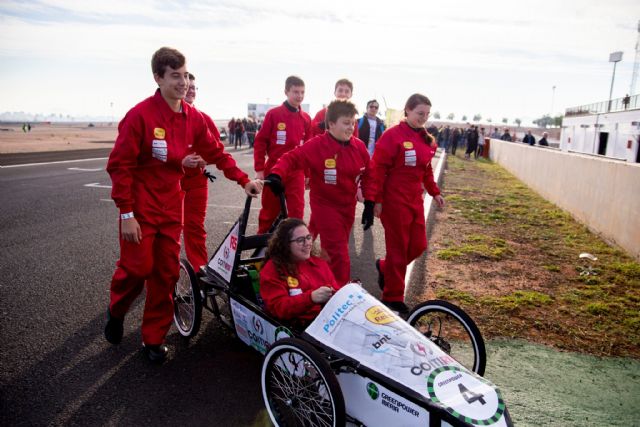 El equipo COITIRM de estudiantes de secundaria gana la carrera de vehículos eléctricos Greenpower Iberia South-East 2019 en el circuito de velocidad de Cartagena - 3, Foto 3