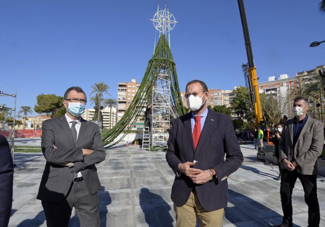 El Gran Árbol vuelve a La Circular conciliando la luz de la Navidad murciana con las restricciones sanitarias - 3, Foto 3