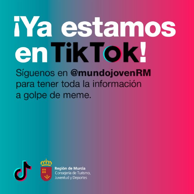 La Consejería de Turismo, Juventud y Deportes estrena perfil en la red social Tik Tok para potenciar la creatividad de los jóvenes - 1, Foto 1