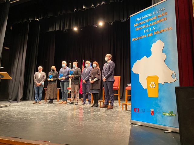 Abarán, Albudeite y Fortuna reciben los premios a los municipios más recicladores en los contenedores amarillos en 2020 - 1, Foto 1