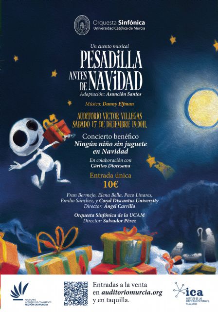 Concierto benéfico de la Sinfónica de la UCAM basado en la película 'Pesadilla antes de Navidad' - 1, Foto 1