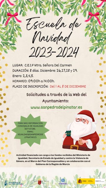 El ayuntamiento ofrece una Escuela de Navidad para favorecer la conciliación en el periodo vacacional - 1, Foto 1