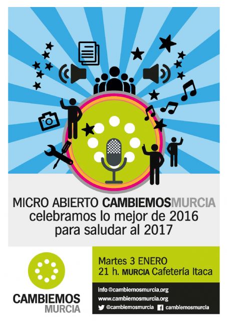 Cambiemos Murcia celebra la entrada de 2017 con un calendario, música y poesía - 2, Foto 2