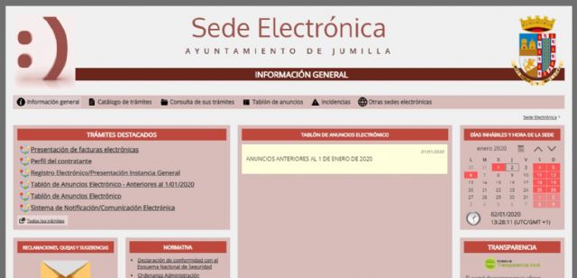 El Ayuntamiento de Jumilla pone en marcha su sede electrónica - 1, Foto 1