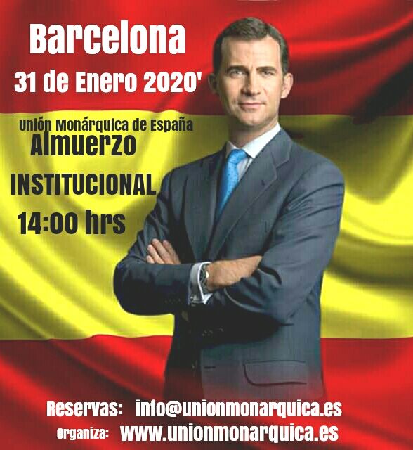La Unión Monárquica celebrará en Barcelona un almuerzo institucional, en honor al Rey de España - 1, Foto 1