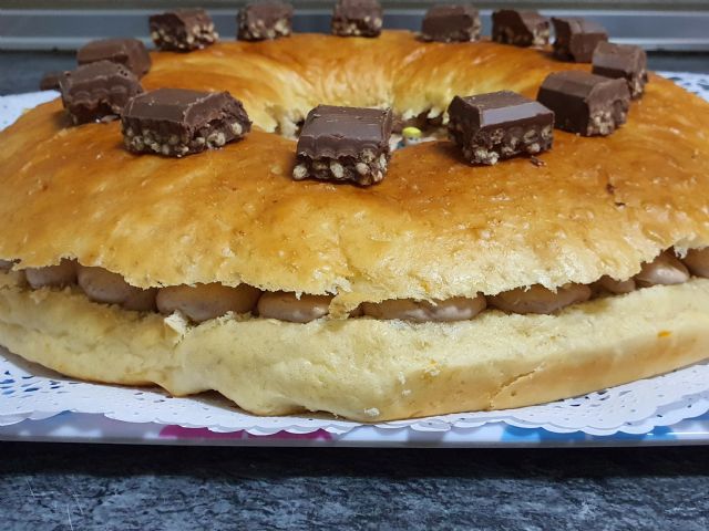 Receta: ¡Cómo preparar Roscón de Reyes de turrón de chocolate en casa! - 3, Foto 3