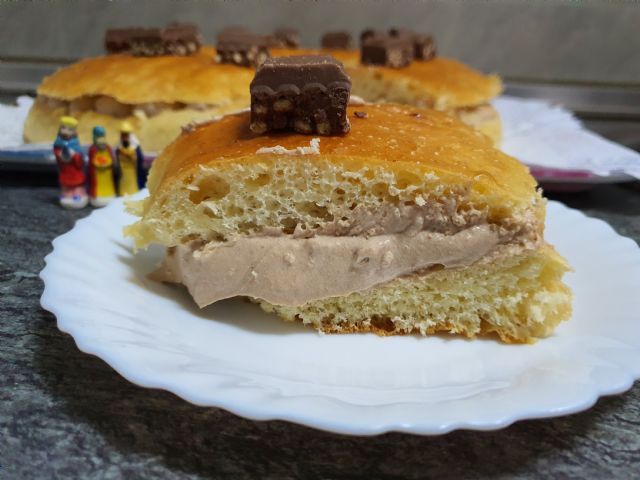 Receta: ¡Cómo preparar Roscón de Reyes de turrón de chocolate en casa! - 5, Foto 5