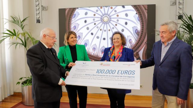 La Autoridad Portuaria de Cartagena entrega una subvención de 100.000 euros para rehabilitar la Basílica de la Caridad - 1, Foto 1