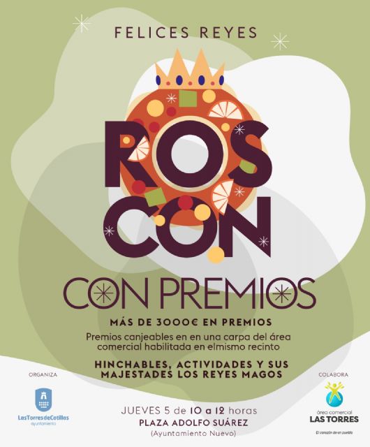 El Roscón de Reyes de Las Torres de Cotillas regalará 3.000 euros - 1, Foto 1