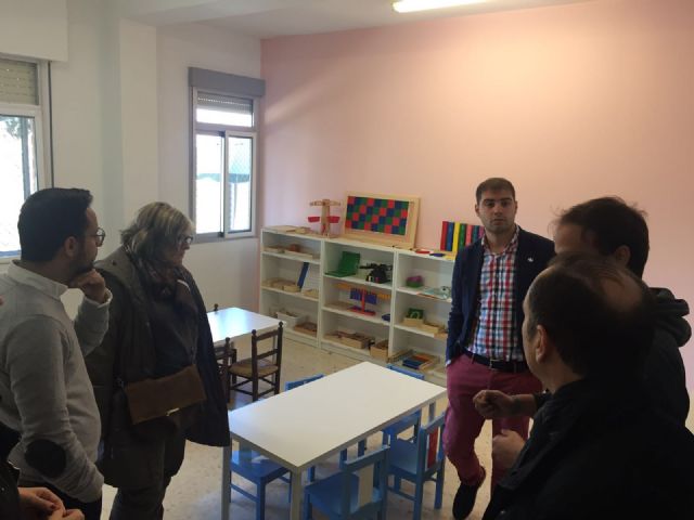 Ricardo Segado y David Martínez visitan el Colegio Peñas Blancas de Tallante - 2, Foto 2