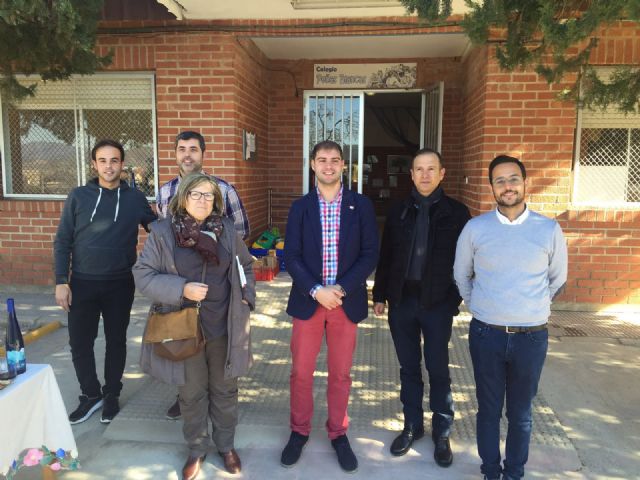 Ricardo Segado y David Martínez visitan el Colegio Peñas Blancas de Tallante - 3, Foto 3