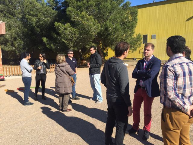 Ricardo Segado y David Martínez visitan el Colegio Peñas Blancas de Tallante - 4, Foto 4