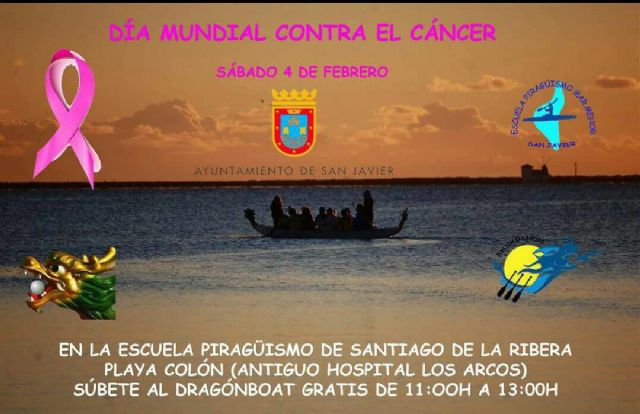 El Dragon Boat se alía con el Día Mundial contra el Cáncer en San Javier - 3, Foto 3