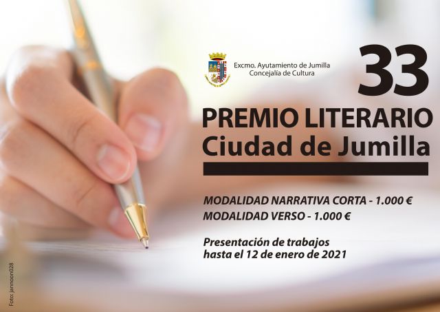 Presentados 924 trabajos al XXXIII Premio Literario Ciudad de Jumilla - 1, Foto 1