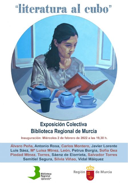 La Biblioteca Regional inaugura 'Literatura al cubo', una muestra de artistas plásticos murcianos - 1, Foto 1