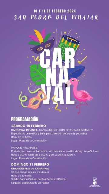 El Gran desfile de Carnaval de San Pedro del Pinatar suma 30 comparsas - 1, Foto 1