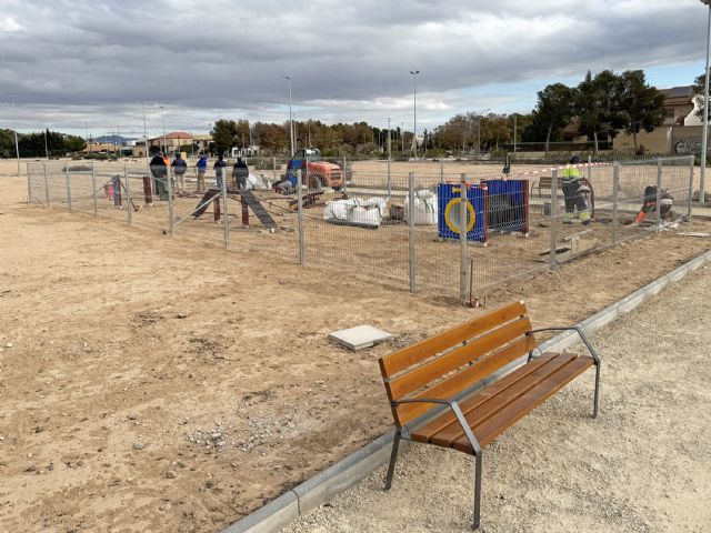 Comienzan las obras del futuro circuito canino del parque de la Antena - 1, Foto 1