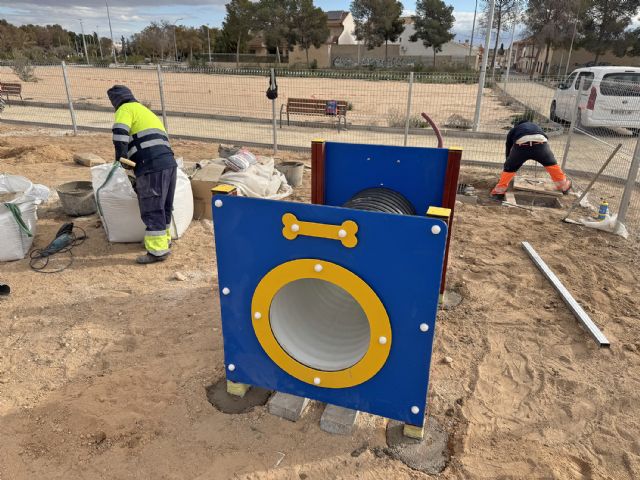 Comienzan las obras del futuro circuito canino del parque de la Antena - 2, Foto 2